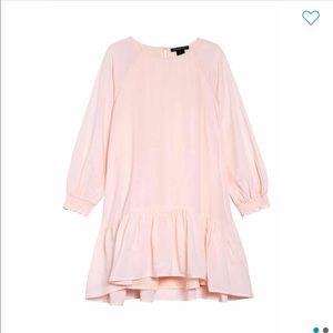 Something Navy Ruffle High/Lo Dress